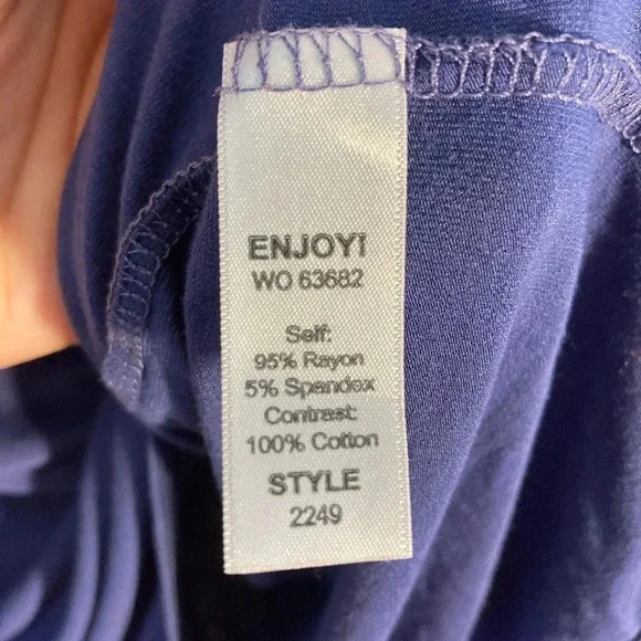 Michael  Stars blue purple soft tee - Picture 4 of 5